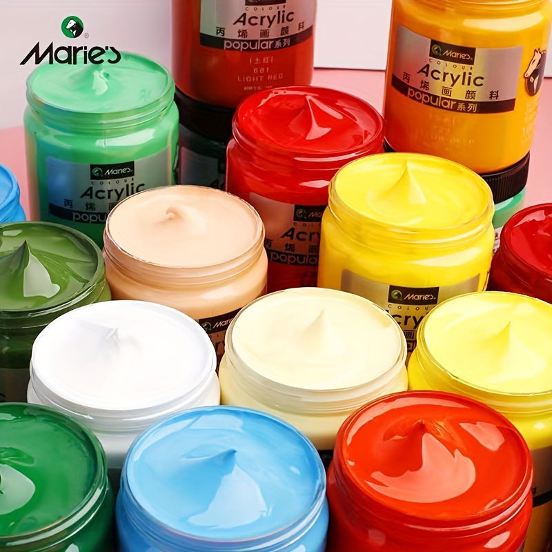 1pc 300ml Acrylic Paint Set For Beginners Bottled Art Wall Hand-painted Clothes Diy Hand-painted Shoes