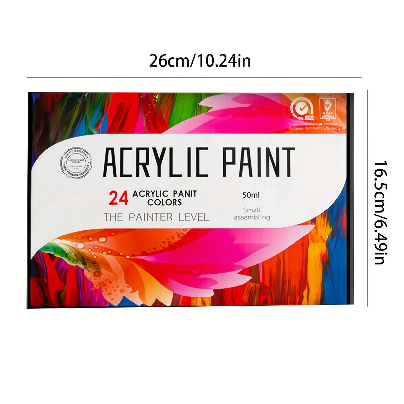 12/28/24 Color Acrylic Paint Set, Canvas Painting Sets Non-Toxic No Fading Rich Pigment Craft Paints Sets For Adults Artists Canvas Crafts Wood Craft Supplies & Materials