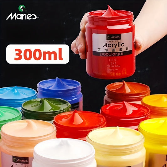 1pc 300ml Acrylic Paint Set For Beginners Bottled Art Wall Hand-painted Clothes Diy Hand-painted Shoes